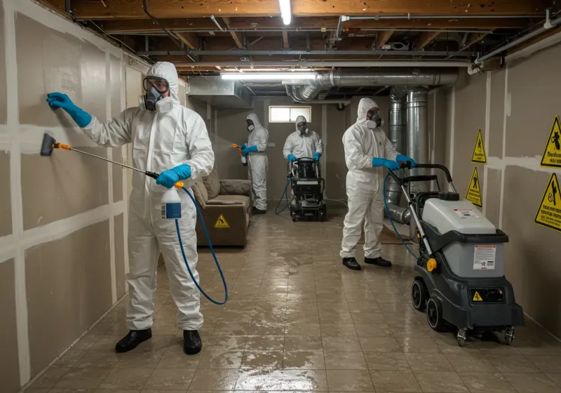 Basement Moisture Removal and Structural Drying process in Alfalfa County, OK